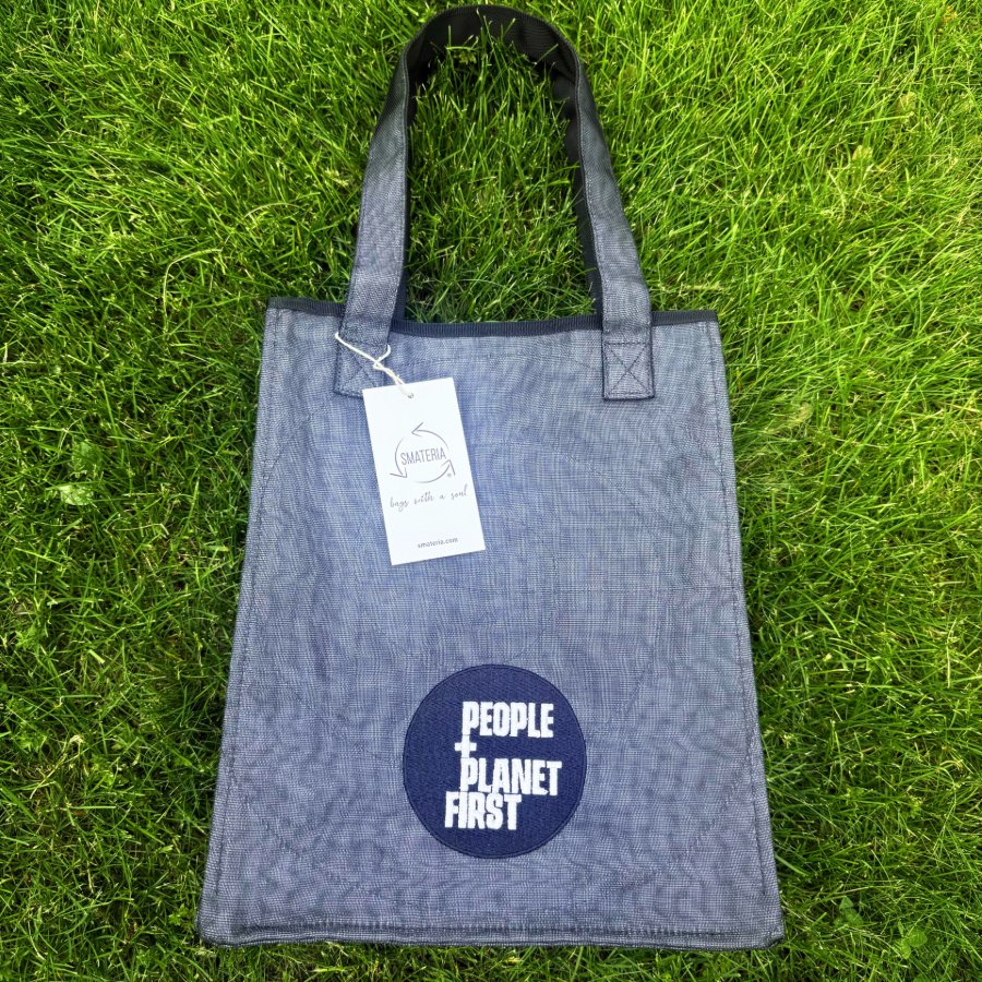 People and Planet First recycled tote bag