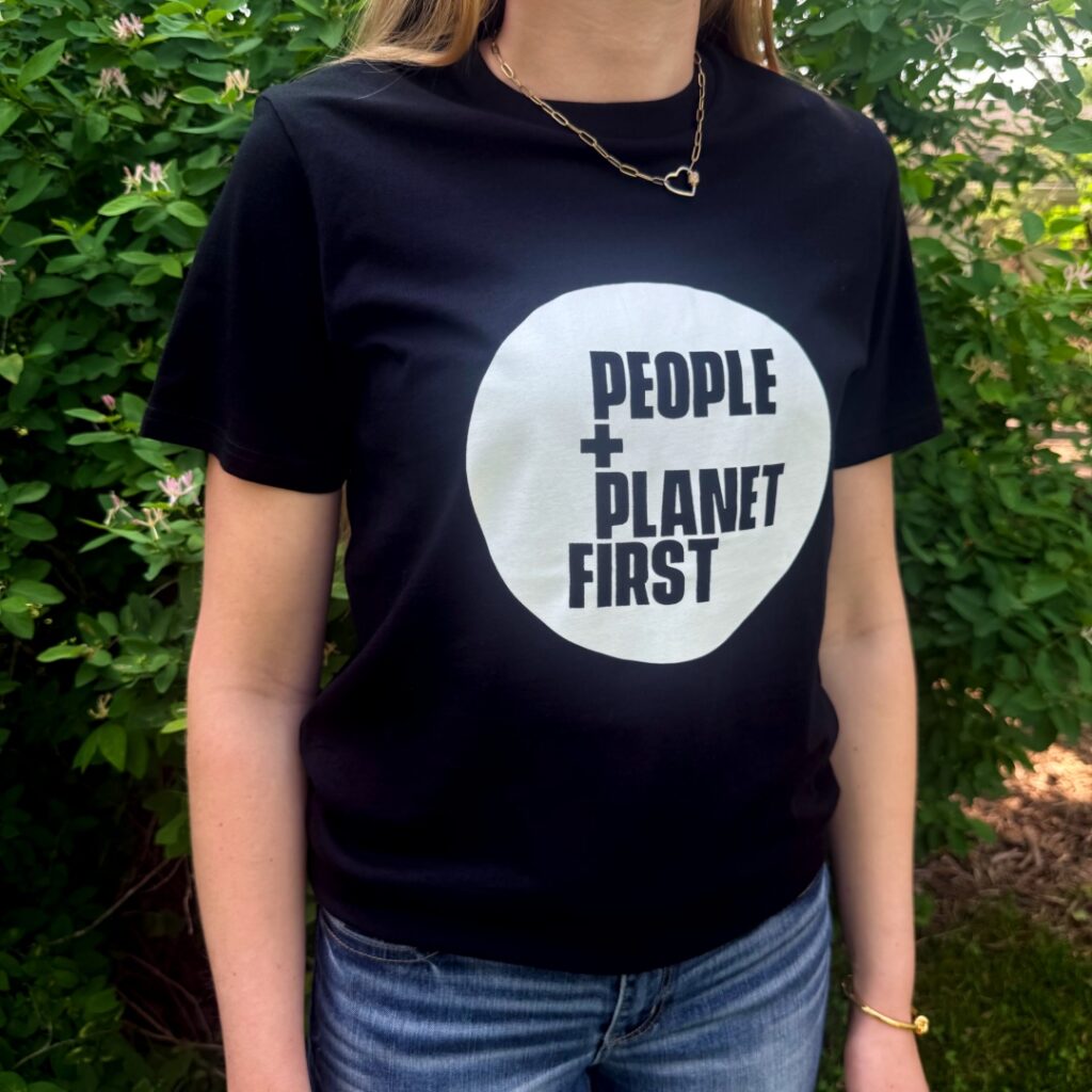 Organic cotton People and Planet First t-shirt